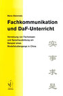 Buchcover Fachkommunikation und DaF-Unterricht