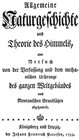 Buchcover Allgemeine Naturgeschichte und Theorie des Himmels