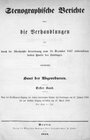 Buchcover Stenographische Berichte über die Verhandlungen der Zweiten Kammer des preußischen Landtags 1849-1855 - Stenographische 