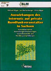 Buchcover Auswirkungen des Internets auf private Rundfunkveranstalter in Sachsen
