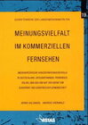 Buchcover Meinungsvielfalt im kommerziellen Fernsehen