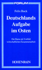 Buchcover Deutschlands Aufgabe im Osten