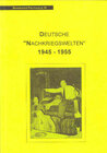 Buchcover Deutsche "Nachkriegswelten" 1945-1955