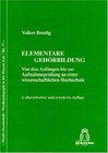 Buchcover Elementare Gehörbildung