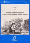 Buchcover Germany and German Thought in American Literature and Cultural Criticism