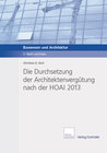 Buchcover Die Durchsetzung der Architektenvergütung nach der HOAI 2013