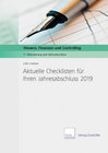 Buchcover Aktuelle Checklisten für Ihre Jahresabschlussarbeiten 2019