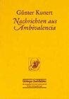 Buchcover Nachrichten aus Ambivalencia