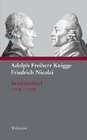 Buchcover Adolph Freiherr Knigge - Friedrich Nicolai