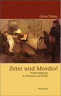 Buchcover Zeter und Mordio!