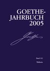 Buchcover Goethe-Jahrbuch 122, 2005