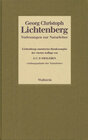 Buchcover Vorlesungen zur Naturlehre. Lichtenbergs annotiertes Handexemplar der vierten Auflage von Johann Christian Polykarp Erxl