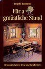 Buchcover Für a gmüatliche Stund