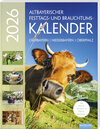 Buchcover Altbayerischer Festtags- und Brauchtumskalender 2026