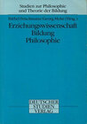 Buchcover Erziehungswissenschaft - Bildung - Philosophie