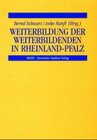 Buchcover Weiterbildung der Weiterbildenden in Rheinland-Pfalz