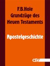 Buchcover Grundzüge des Neuen Testaments - Apostelgeschichte