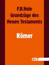 Buchcover Grundzüge des Neuen Testaments - Römer