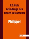 Buchcover Grundzüge des Neuen Testaments - Philipper