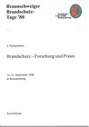 Buchcover Fachseminar Brandschutz (2.) - Forschung und Praxis