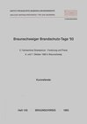 Buchcover Braunschweiger Brandschutz-Tage '93: 5. Fachseminar Brandschutz - Forschung und Praxis