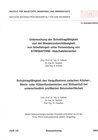 Buchcover Untersuchung der Schubtragfähigkeit und der Wasserundurchlässigkeit von Arbeitsfugen unter Verwendung von Stremaform-Abs