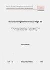 Buchcover Braunschweiger Brandschutz-Tage '99: 8. Fachseminar Brandschutz - Forschung und Praxis