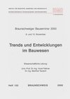 Buchcover Trends und Entwicklungen im Bauwesen