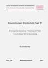 Buchcover Braunschweiger Brandschutz-Tage '01: 9. Fachseminar Brandschutz - Forschung und Praxis