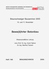 Buchcover Braunschweiger Bauseminar 2005: 10. und 11. November