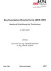 Buchcover Bau Symposium Braunschweig (BSB 2007)