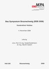 Buchcover Bau Symposium Braunschweig (BSB 2008)