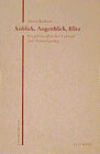 Buchcover Anblick, Augenblick, Blitz