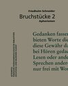 Buchcover Bruchstücke 2