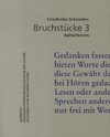 Buchcover Bruchstücke 3