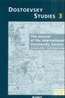 Buchcover Dostoevsky Studies. The Journal of the International Dostoevsky Society