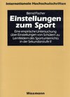 Buchcover Einstellungen zum Sport