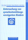 Buchcover Untersuchung von sprachentwicklungsverzögerten Kindern