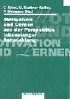 Buchcover Motivation und Lernen aus der Perspektive lebenslanger Entwicklung