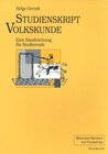 Buchcover Studienskript Volkskunde