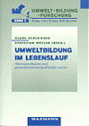 Buchcover Umweltbildung im Lebenslauf