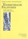 Buchcover Volkskundliche Fallstudien