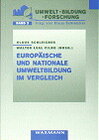 Buchcover Europäische und nationale Umweltbildung im Vergleich