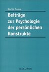 Buchcover Beiträge zur Psychologie der persönlichen Konstrukte