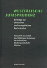 Buchcover Westfälische Jurisprudenz