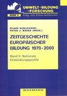 Buchcover Zeitgeschichte europäischer Bildung 1970-2000