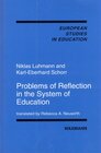 Buchcover Problems of Reflection in the System of Education