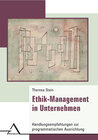 Buchcover Ethikmanagement in Unternehmen