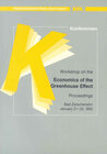 Buchcover Workshop on the Economics of the Greenhouse Effect
