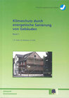 Buchcover Klimaschutz durch energetische Sanierung von Gebäuden. Band 1